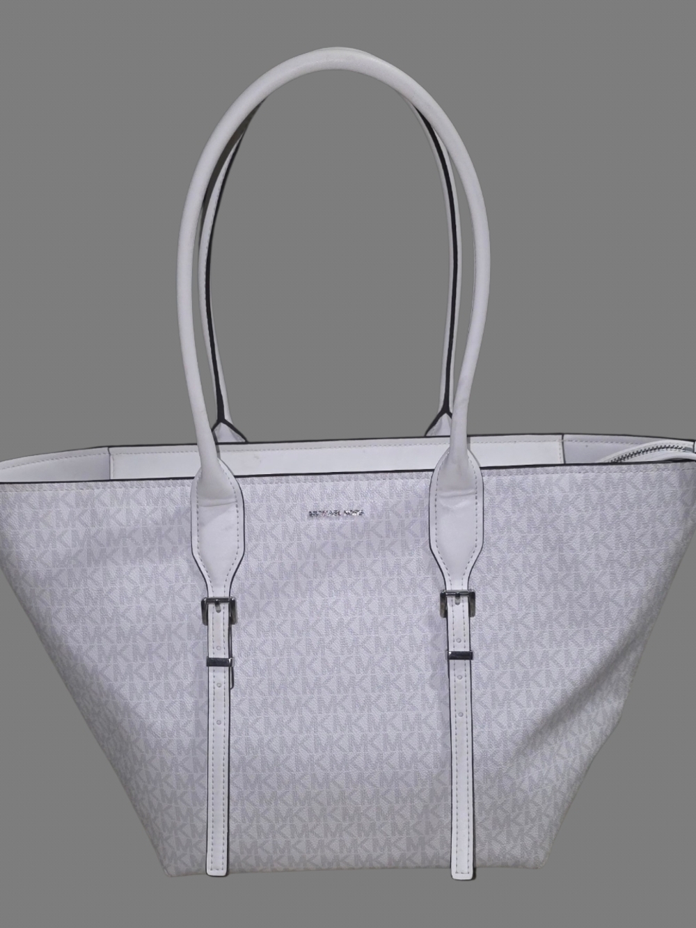 Michael Kors White Signature Tote Bag